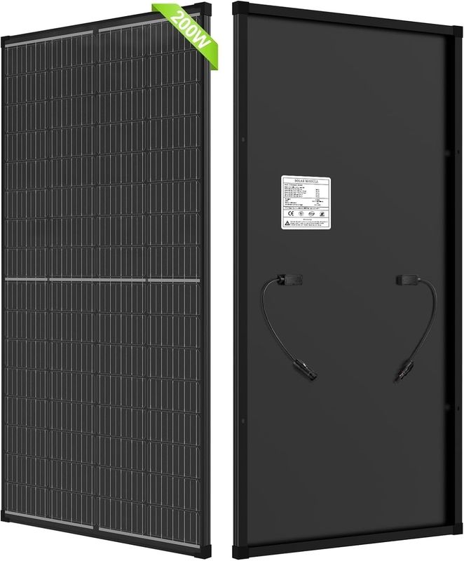 200w Ηλιακό Πίνακα Μονο Off Grid Power Για RV Campervan Βάρκα Καραβάνι Motorhome Uk